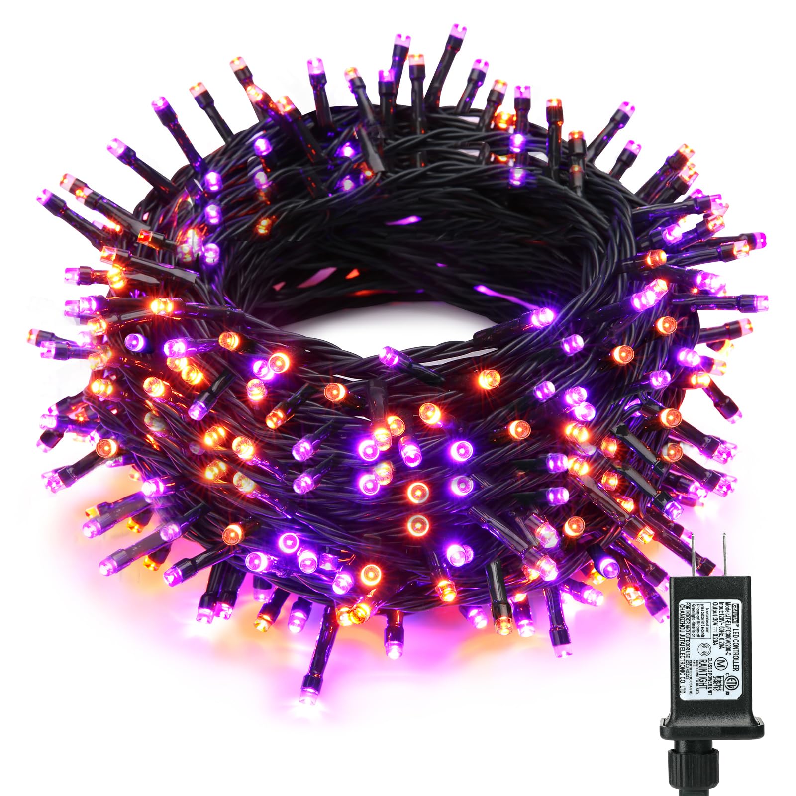purple's♡2点 Amazon.com: ODEETRONIC Orange & Purple Halloween Lights